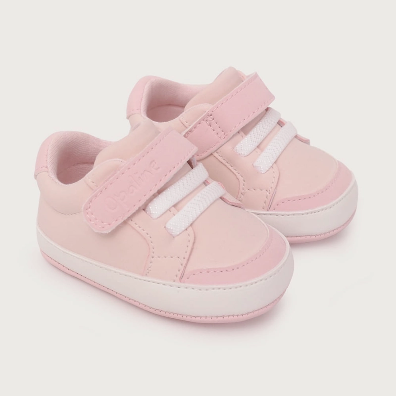 ZAPATILLA BEBE ROSADA DE NIÑA OPALINE - 1