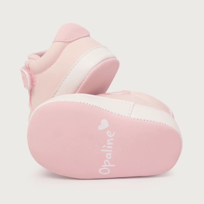 ZAPATILLA BEBE ROSADA DE NIÑA OPALINE - 3