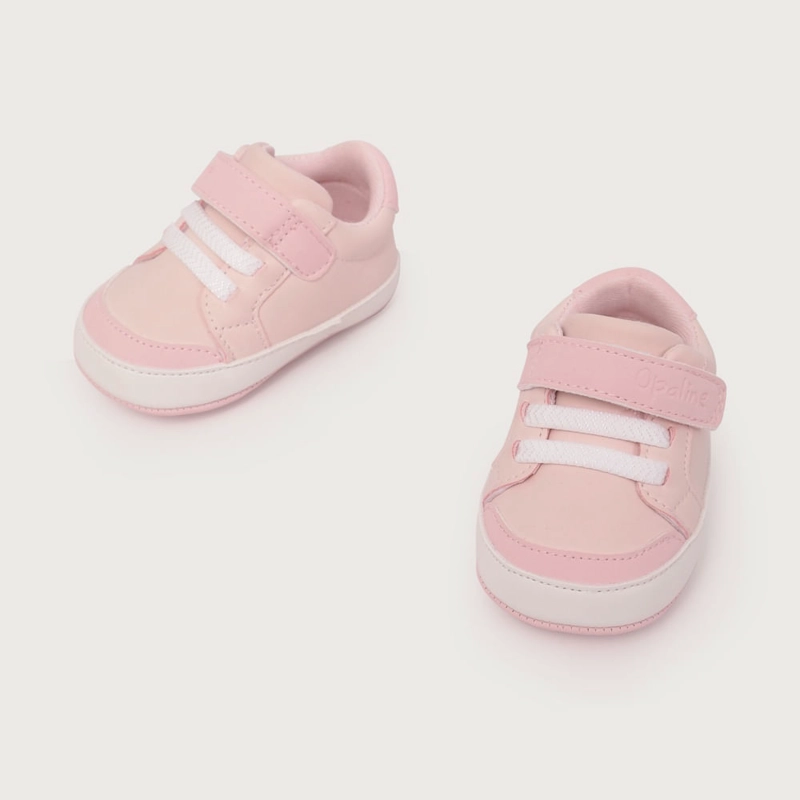 ZAPATILLA BEBE ROSADA DE NIÑA OPALINE - 4