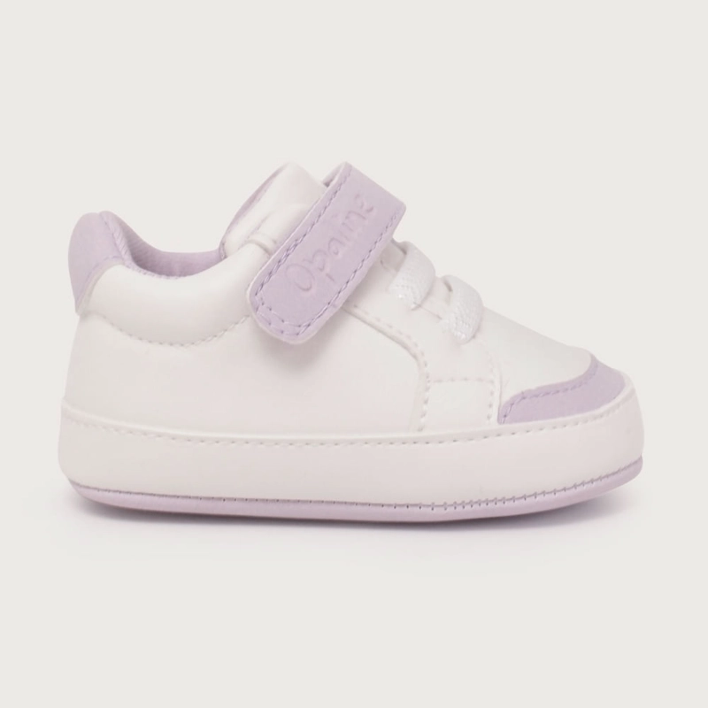 ZAPATILLA BEBE BLANCA DE NIÑA OPALINE - 2