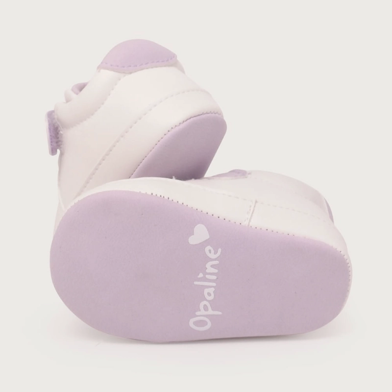 ZAPATILLA BEBE BLANCA DE NIÑA OPALINE - 3