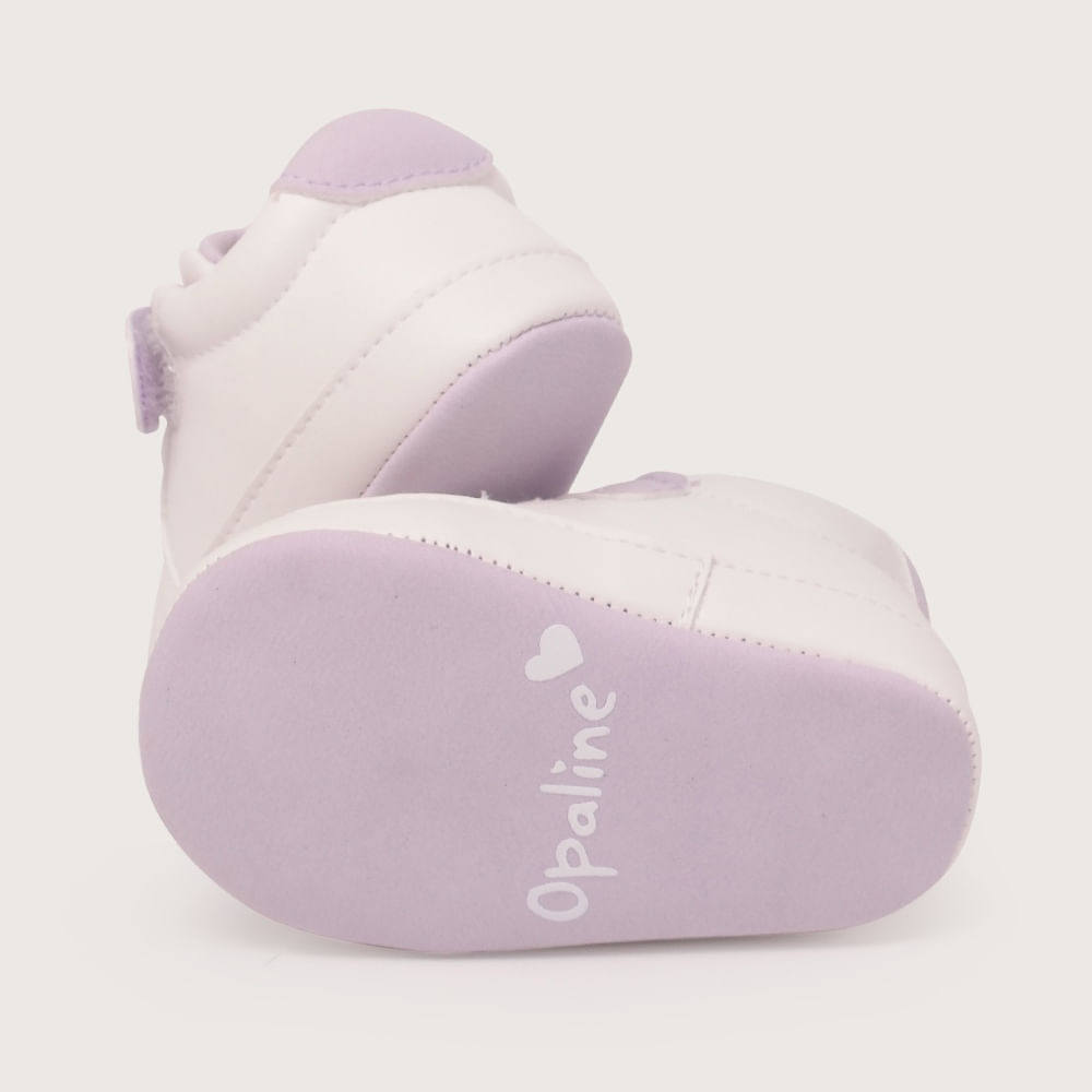 ZAPATILLA BEBE  BLANCA DE NIÑA OPALINE - 3
