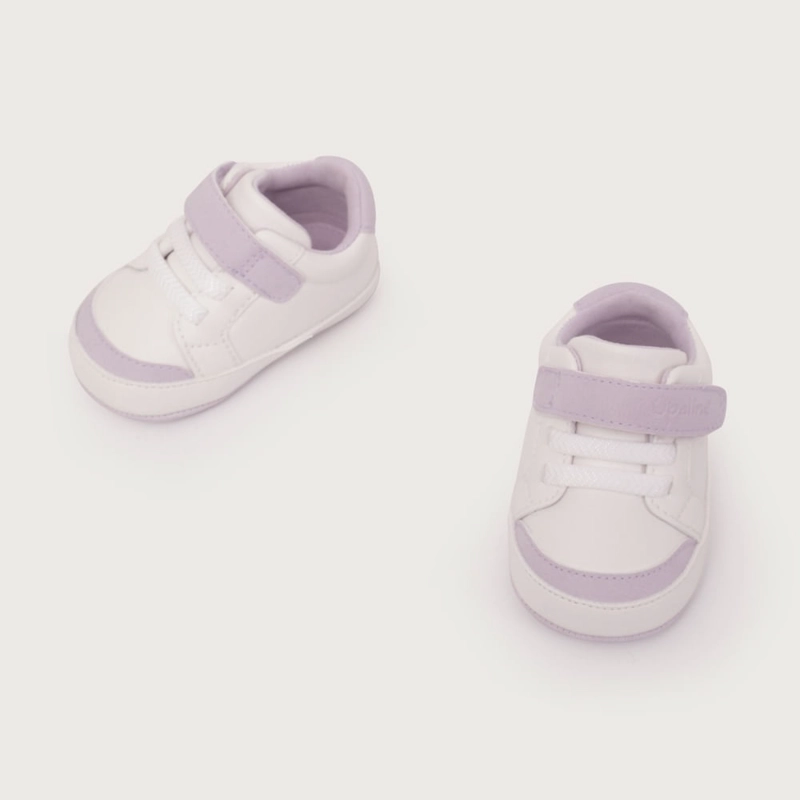 ZAPATILLA BEBE BLANCA DE NIÑA OPALINE - 4