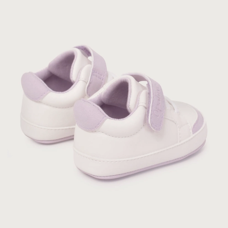 ZAPATILLA BEBE BLANCA DE NIÑA OPALINE - 5