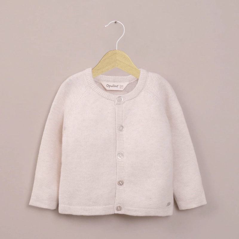 CHALECO BEIGE DE BEBE UNISEX OPALINE - 1