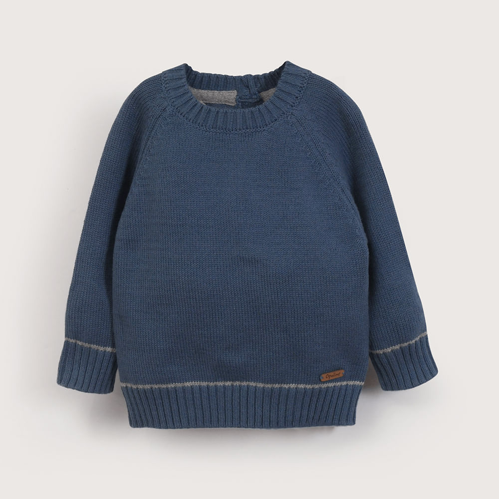 SWEATER AZUL DE NIÑO OPALINE - 2