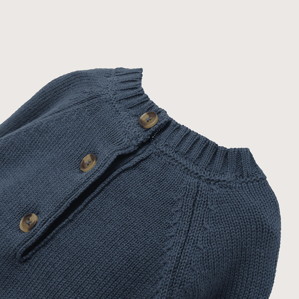 SWEATER AZUL DE NIÑO OPALINE - 4