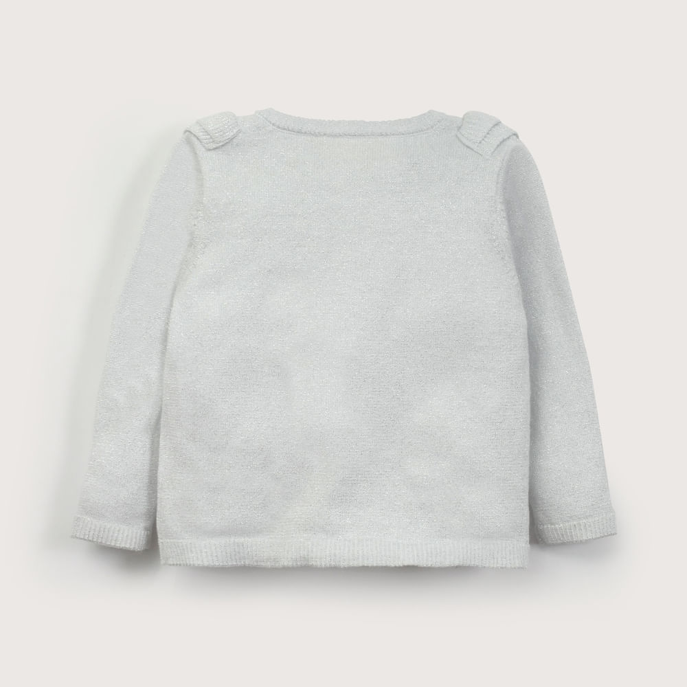 CHALECO GRIS DE NIÑA OPALINE - 6