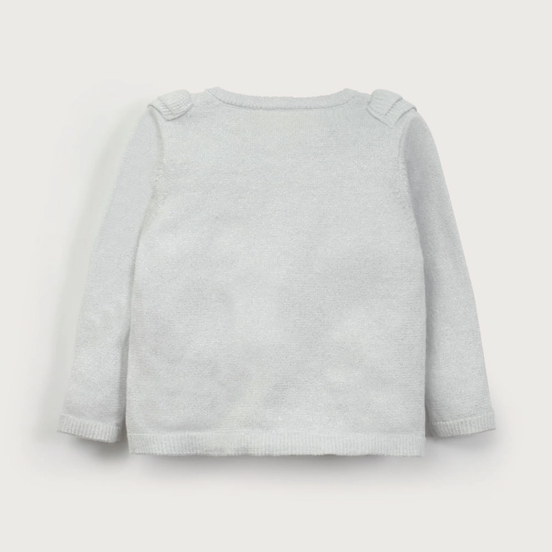 CHALECO GRIS DE NIÑA OPALINE - 6