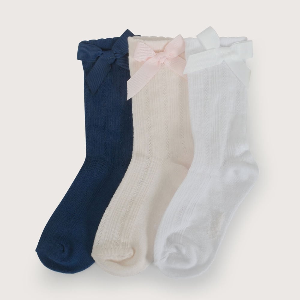 PACK DE 3 CALCETINES NIÑA OPALINE - 1