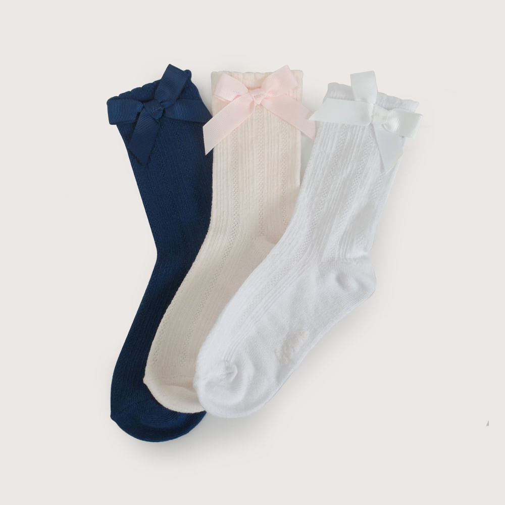 PACK DE 3 CALCETINES NIÑA OPALINE - 6