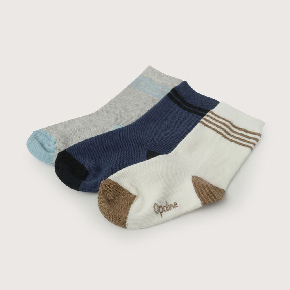 PACK DE 3 CALCETINES DE NIÑO OPALINE - 2