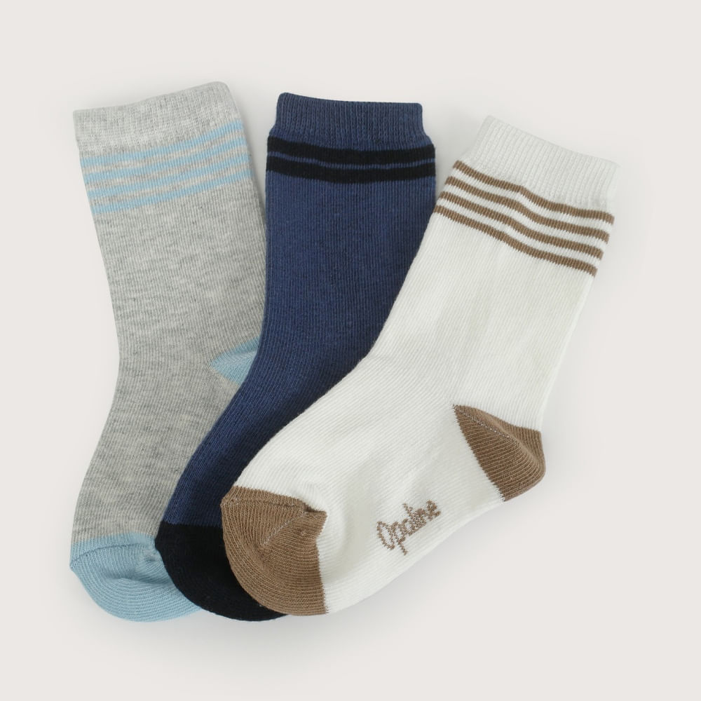 PACK DE 3 CALCETINES DE NIÑO OPALINE - 6