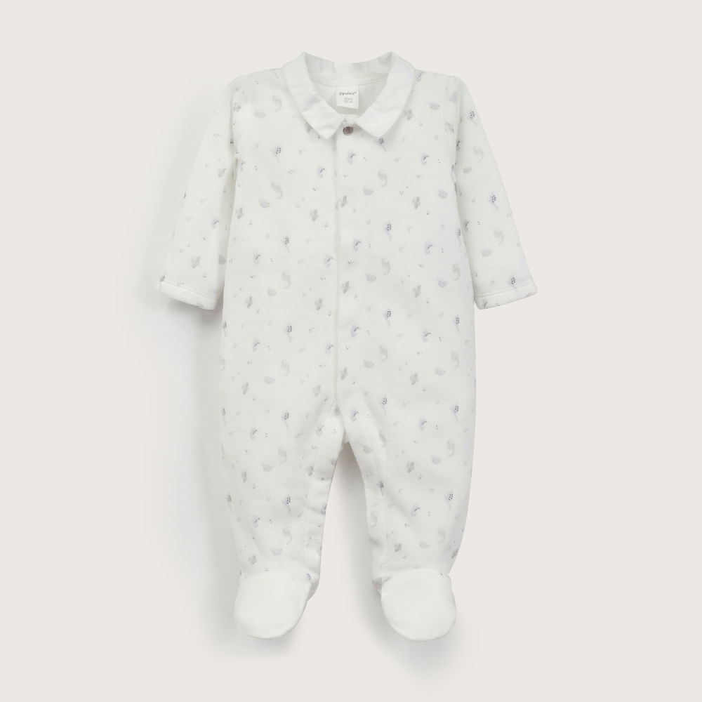 OSITO PLUSH BLANCO DE BEBE  NIÑO OPALINE - 2