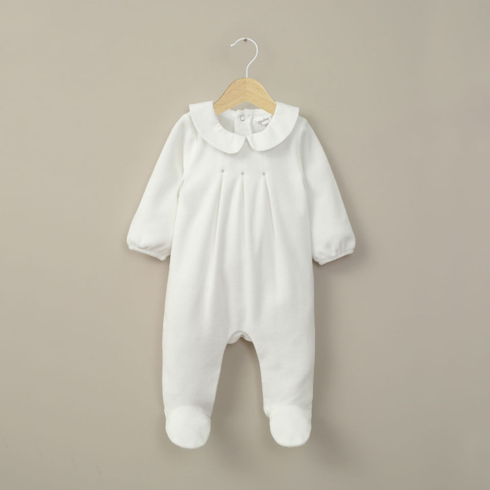 OSITO PLUSH BLANCO DE BEBE  NIÑA OPALINE - 1