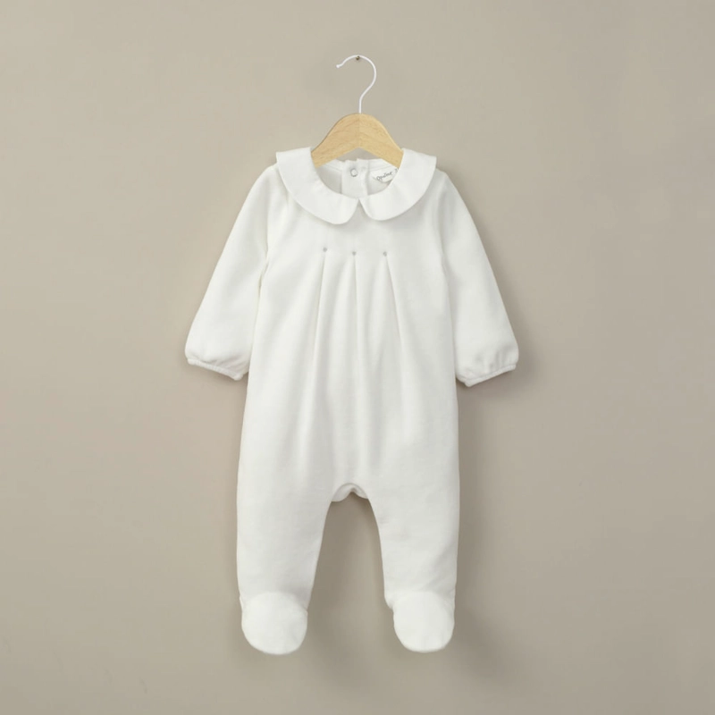 OSITO PLUSH BLANCO DE BEBE NIÑA OPALINE - 1