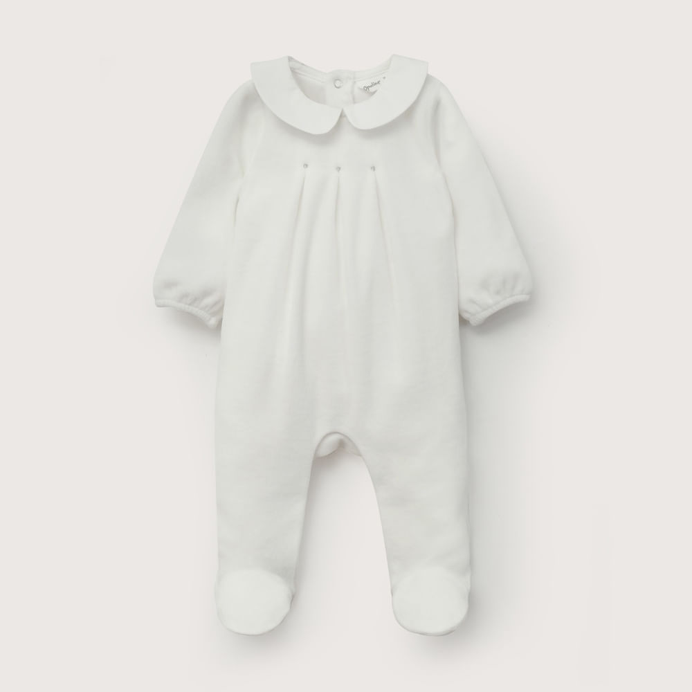 OSITO PLUSH BLANCO DE BEBE  NIÑA OPALINE - 2