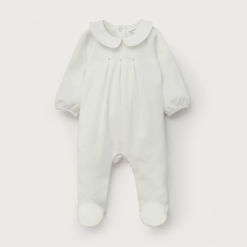 OSITO PLUSH BLANCO DE BEBE NIÑA OPALINE - 2