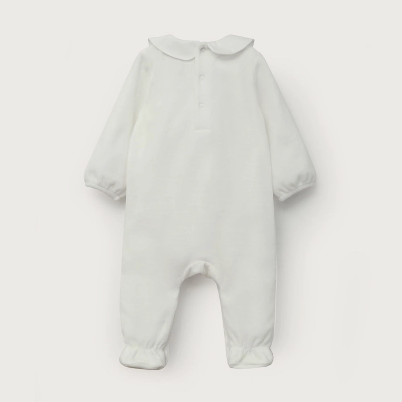 OSITO PLUSH BLANCO DE BEBE NIÑA OPALINE - 3