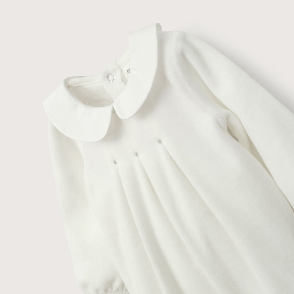OSITO PLUSH BLANCO DE BEBE  NIÑA OPALINE - 4