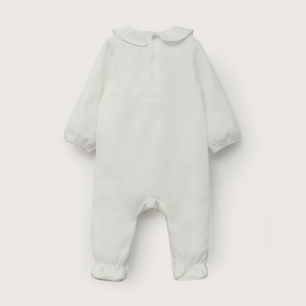 OSITO PLUSH BLANCO DE BEBE  NIÑA OPALINE - 6