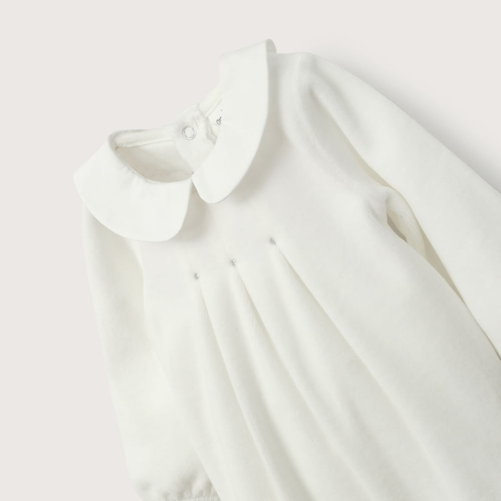 OSITO PLUSH BLANCO DE BEBE  NIÑA OPALINE - 8