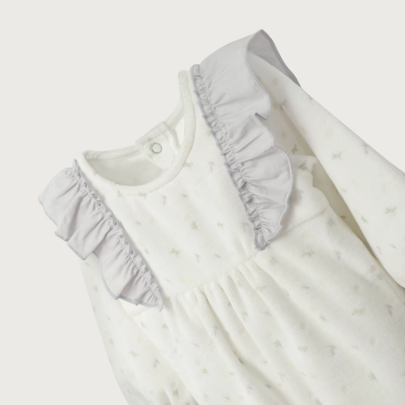 OSITO BLANCO ESTAMPADO DE BEBE  NIÑA OPALINE - 4