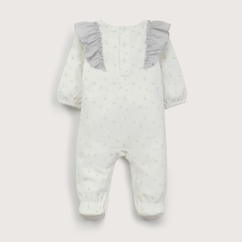 OSITO BLANCO ESTAMPADO DE BEBE  NIÑA OPALINE - 5