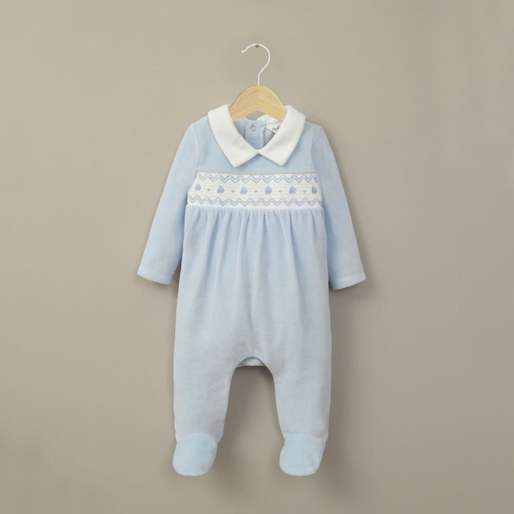 OSITO CELESTE DE BEBE  NIÑO OPALINE - 1