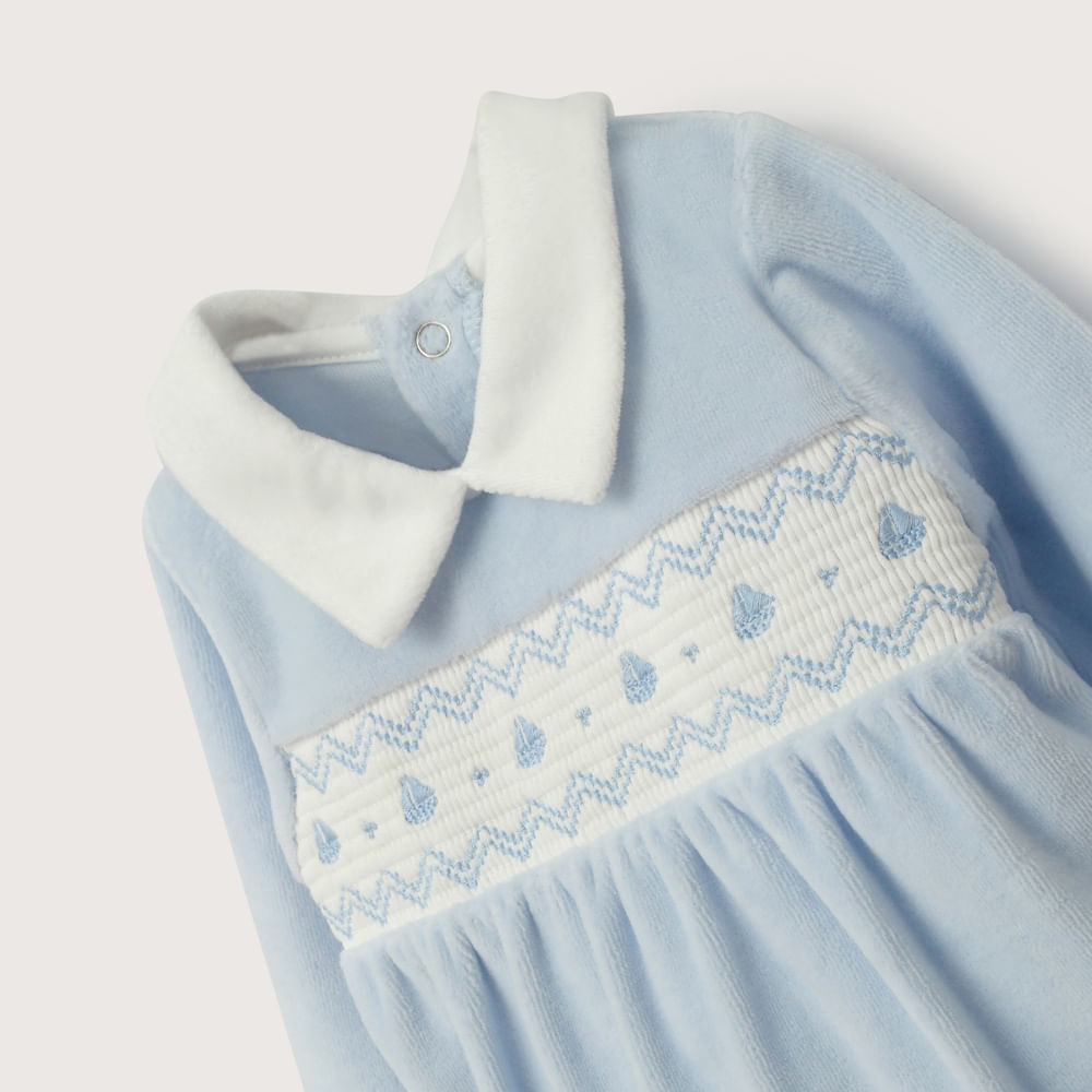 OSITO CELESTE DE BEBE  NIÑO OPALINE - 4