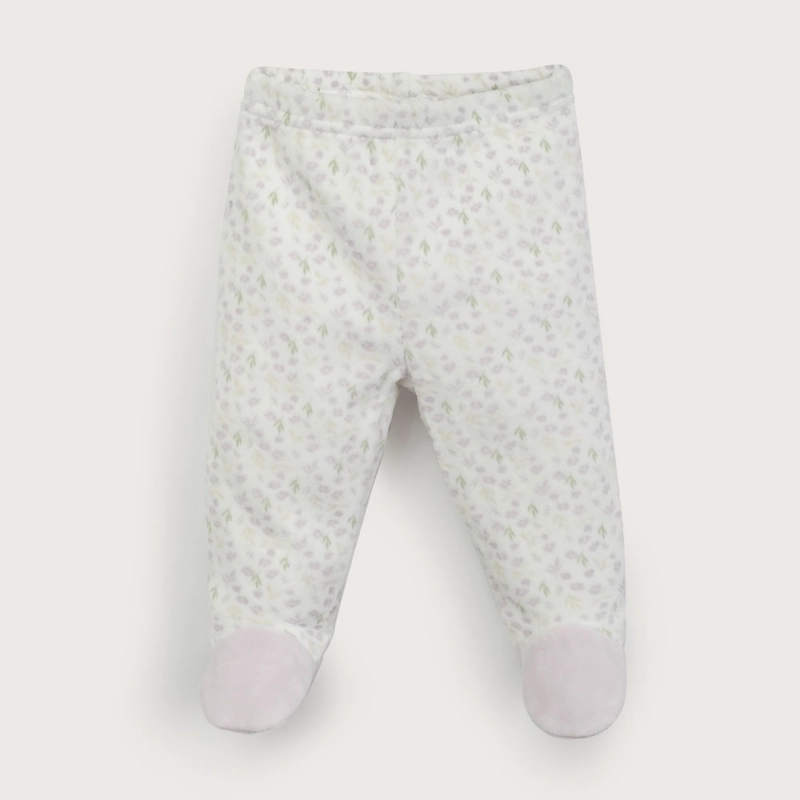 CONJUNTO PLUSH LILA DE BEBE  NIÑA OPALINE - 4