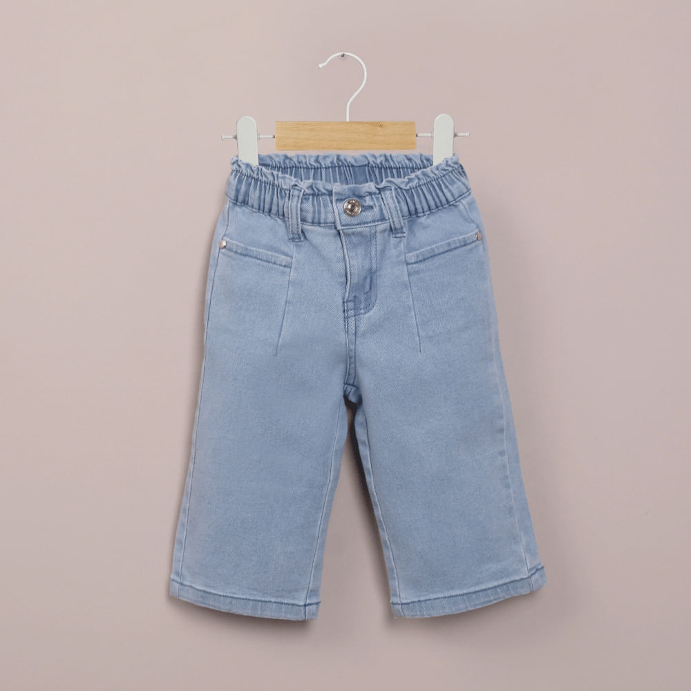 JEANS AZUL DE NIÑA OPALINE - 1