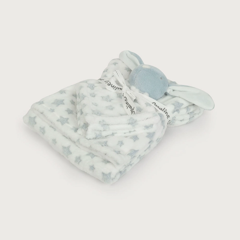 MANTA DE BEBE AZUL OPALINE - 1