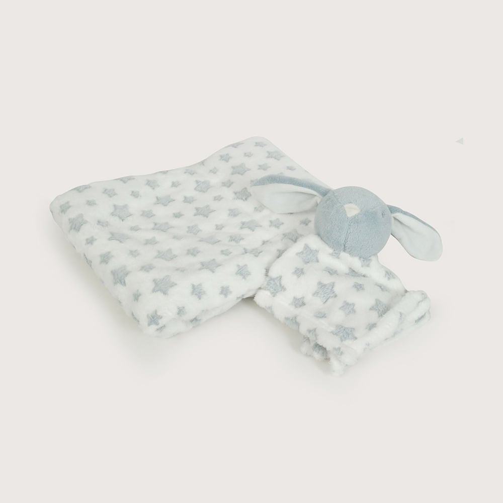 MANTA DE BEBE AZUL OPALINE - 3