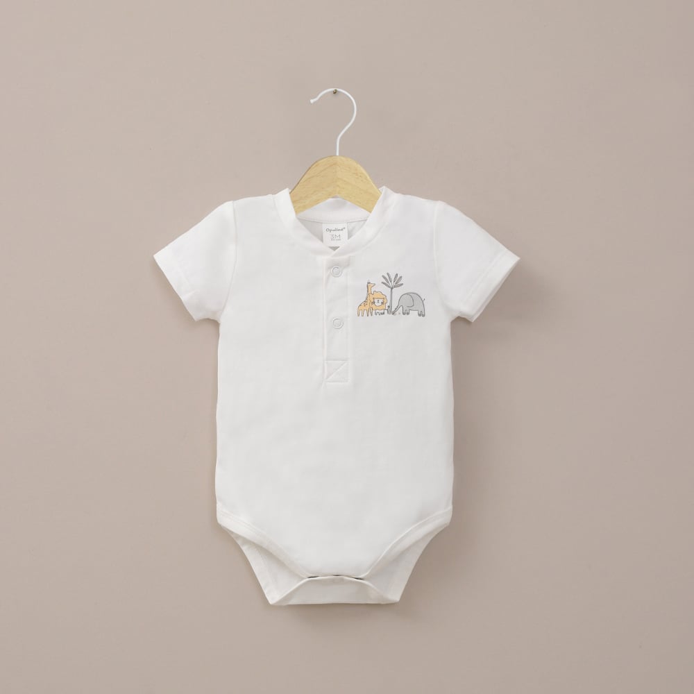 BODY BLANCO CON ESTAMPADO DE BEBE  NIÑO OPALINE - 1
