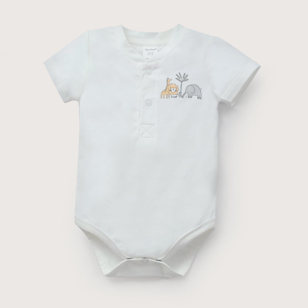 BODY BLANCO CON ESTAMPADO DE BEBE  NIÑO OPALINE - 2