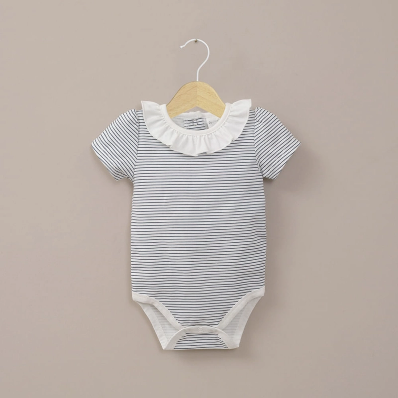 BODY RAYAS BLANCO DE BEBE  NIÑA OPALINE - 1