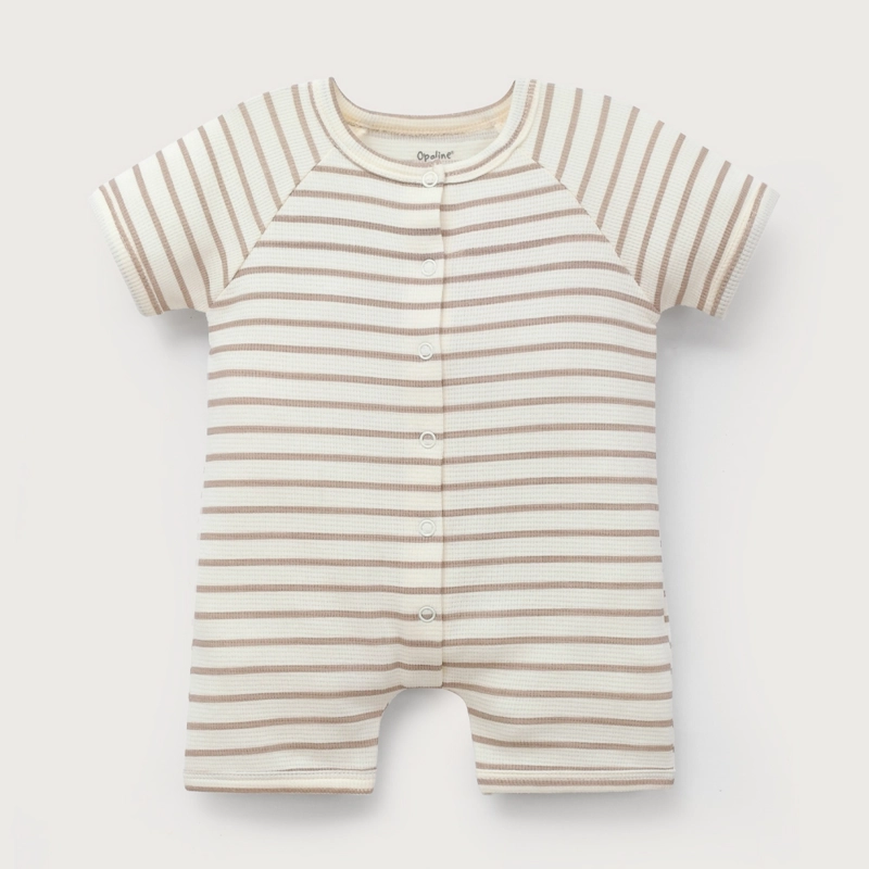 BOMBACHO WAFFLE ESTAMPADO BEIGE DE BEBE  NIÑO OPALINE - 2