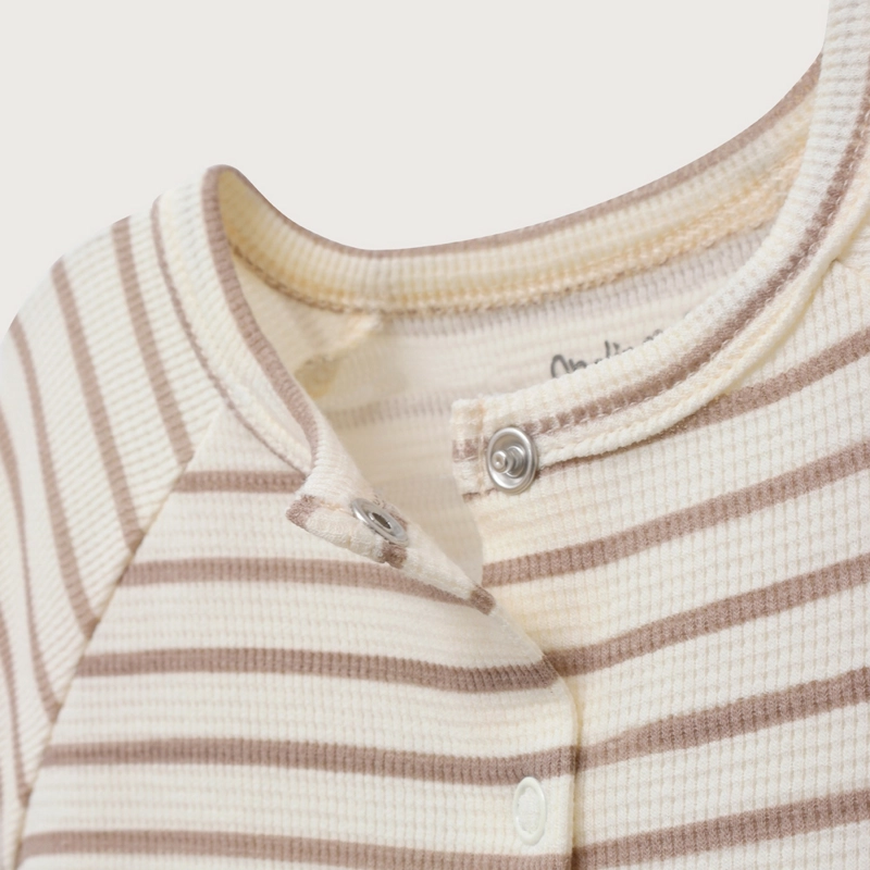 BOMBACHO WAFFLE ESTAMPADO BEIGE DE BEBE  NIÑO OPALINE - 4