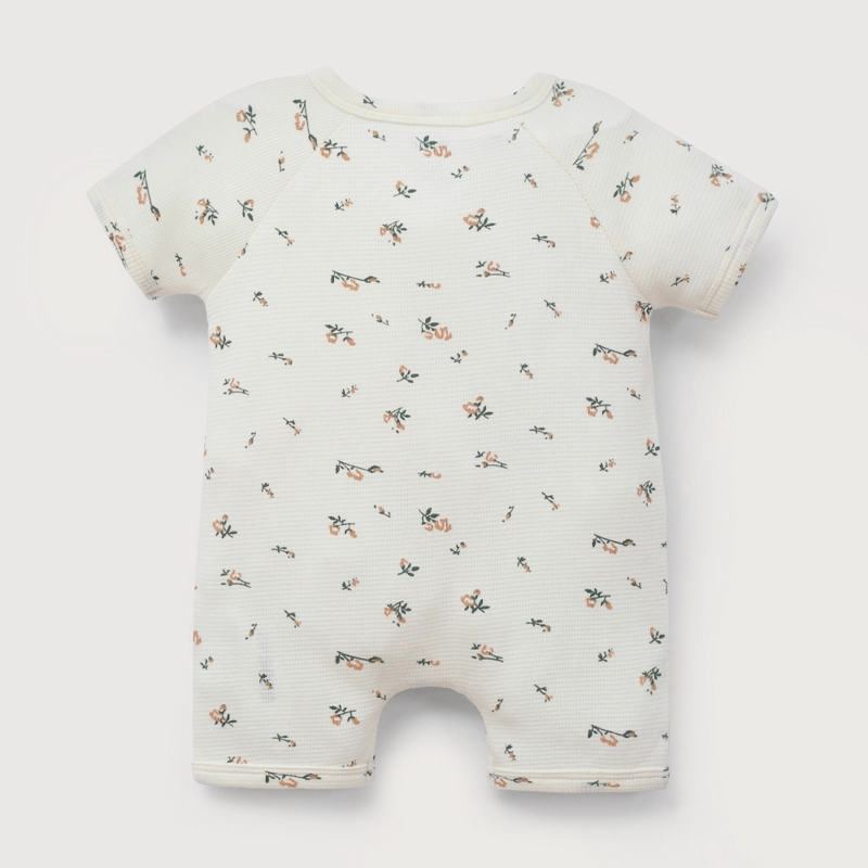 BOMBACHO WAFFLE ESTAMPADO BLANCO DE BEBE NIÑA OPALINE - 3