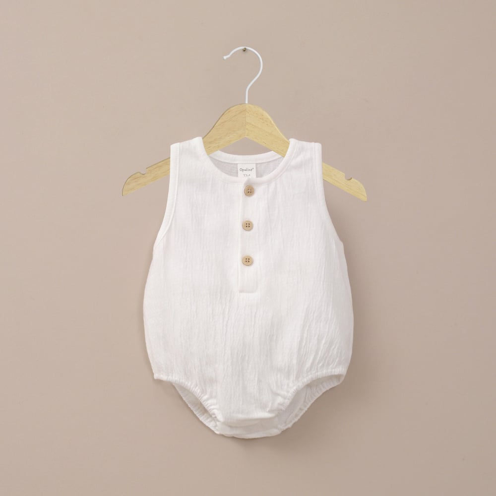 BOMBACHO BLANCO DE BEBE  NIÑA OPALINE - 1