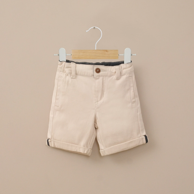 BERMUDA BEIGE DE NIÑO OPALINE - 1