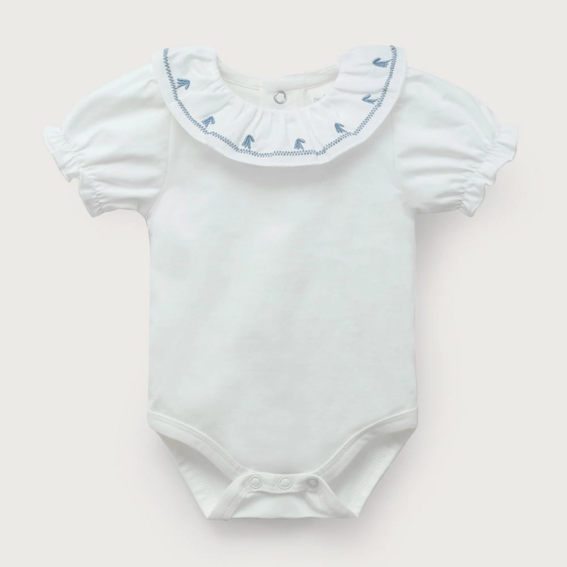 BODY BLANCO DE BEBE  NIÑA OPALINE - 2