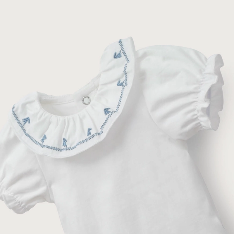 BODY BLANCO DE BEBE  NIÑA OPALINE - 4