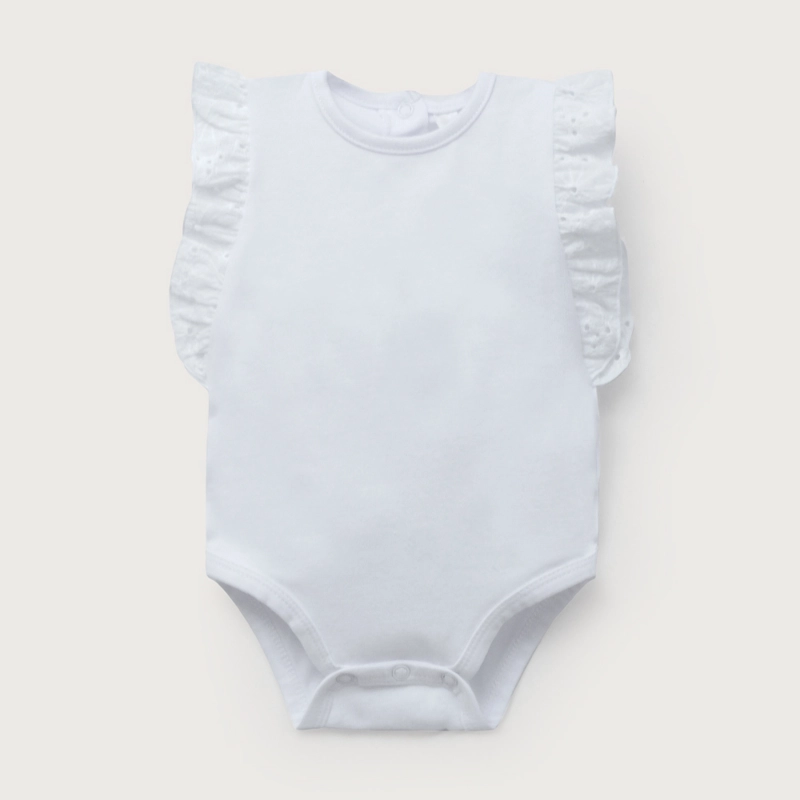 BODY VUELOS BLANCO DE BEBE  NIÑA OPALINE - 2