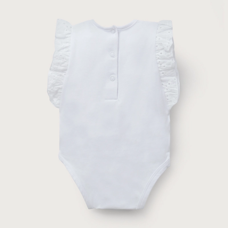 BODY VUELOS BLANCO DE BEBE  NIÑA OPALINE - 3