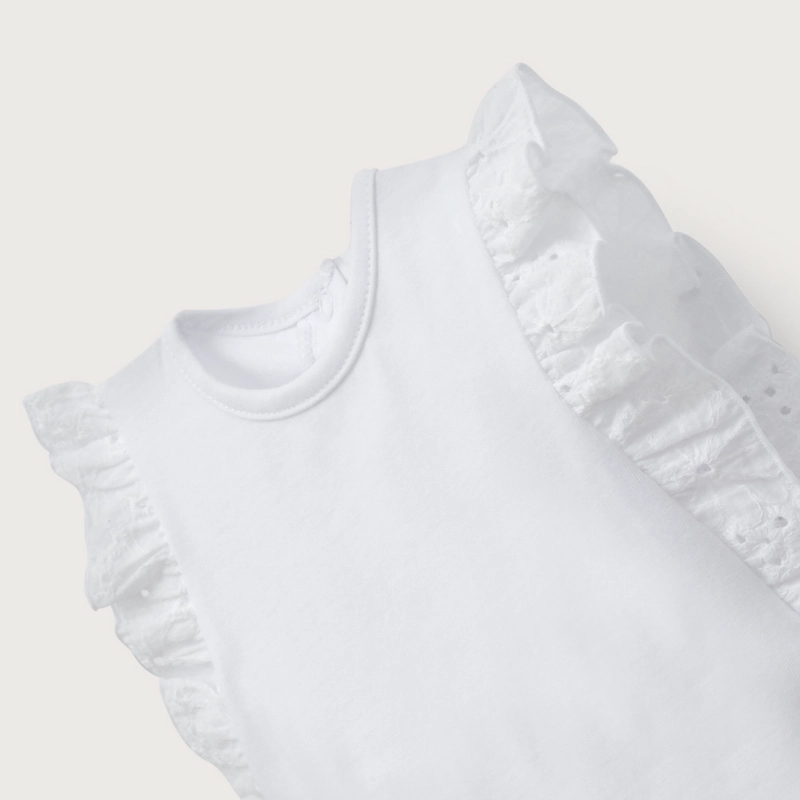 BODY VUELOS BLANCO DE BEBE  NIÑA OPALINE - 4