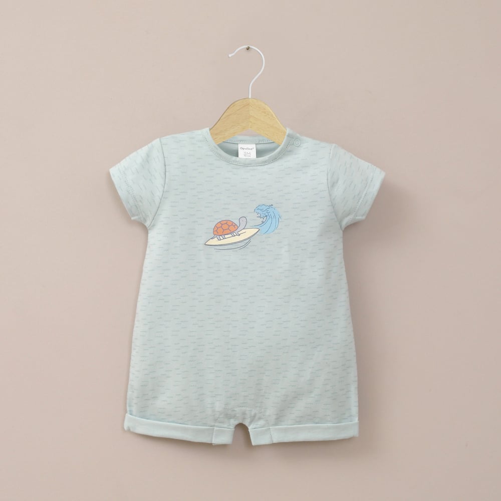 BOMBACHO CELESTE ESTAMPADO DE BEBE  NIÑO OPALINE - 1