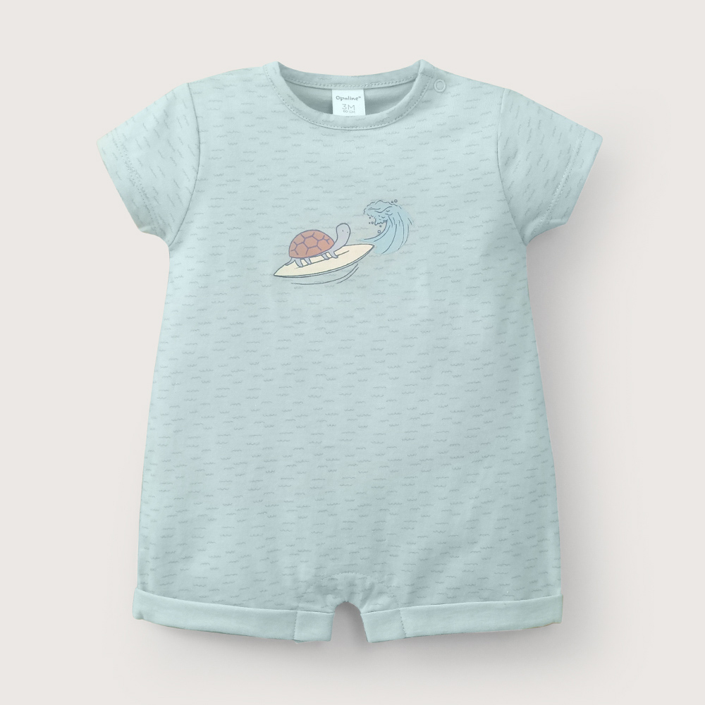 BOMBACHO CELESTE ESTAMPADO DE BEBE  NIÑO OPALINE - 2