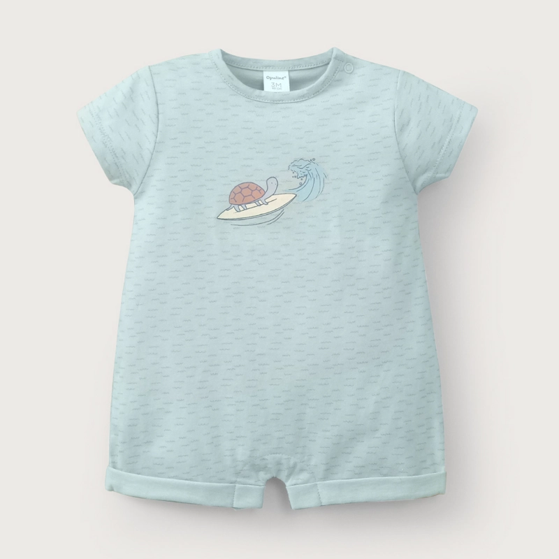 BOMBACHO CELESTE ESTAMPADO DE BEBE NIÑO OPALINE - 2